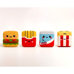 Squish Blox Foodiemals Fast Food Memory Foam Plush Squeezy Toy