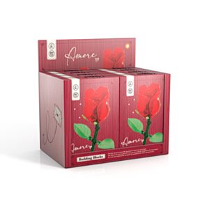 Amore Heart Rose Micro Blox Construction Kit