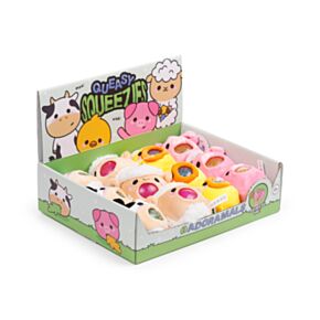 Queasy Squeezies Adoramals Farm Plush Squeezy Toy