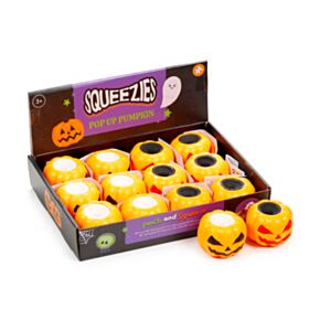 Squeezy Pumpkin Ghost Pop Out Toy