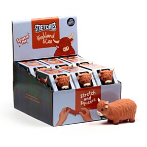 Maltose Squeezy Highland Coo Cow Toy