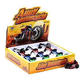 Motorbike Pull Back Action Toy