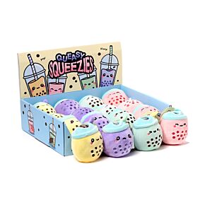 Queasy Squeezies Foodiemals Bubble Tea Plush Squeezy Toy