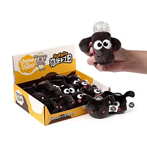 Queasy Squeezies Kawaii Cute Shaun the Sheep Plush Squeezy Toy