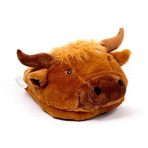 Highland Coo Cow Giant Single Slipper Foot Warmer