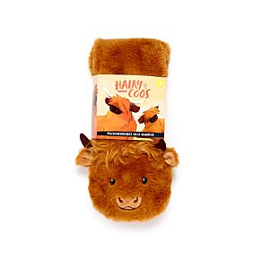 Highland Coo Microwavable Plush Neck Warmer Lavender Heat Pack Highland Coo Microwavable Plush Neck Warmer Lavender Heat Pack