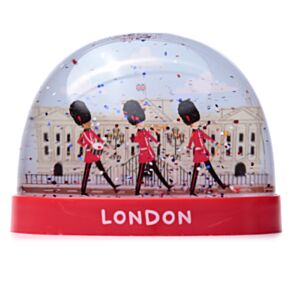 London Souvenir Guardsman on Parade Large Glitter Snow Storm