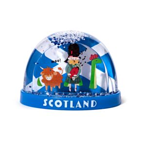 Scotland Souvenir Medium Glitter Snow Storm