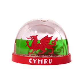 Welsh Dragon Wales (Cymru) Souvenir Medium Glitter Snow Storm