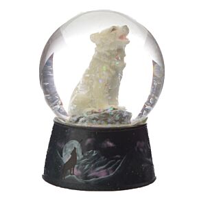Protector of the North Dream Protector Wolf Snow Globe