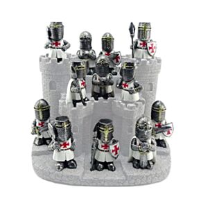 Cute Knight Castle World Figures