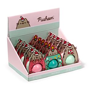 Christmas Pusheen the Cat Bath Bomb in a Shaped Gift Box