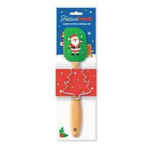 Festive Friends Christmas Spatula & Cookie Cutter Set Festive Friends Christmas Spatula & Cookie Cutter Set