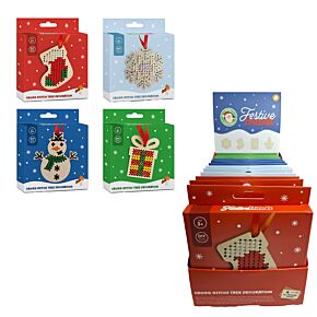 Festive Friends Christmas Cross Stitch DIY Decoration Festive Friends Christmas Cross Stitch DIY Decoration