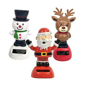 Christmas Jingle Bunch Santa, Snowman & Reindeer Solar Pal