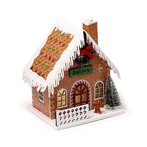 Gingerbread Bakery Christmas House LED Decoration Gingerbread Bakery Christmas House LED Decoration