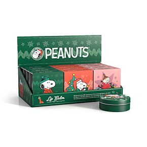 Peanuts Christmas Snoopy & Woodstock Lip Balm in a Tin