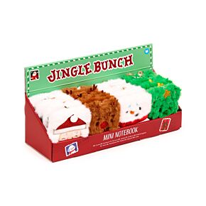 Christmas Jingle Bunch Plush A7 Mini Notepad