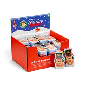 Festive Friends Christmas Nutcracker Compressed Magic Socks