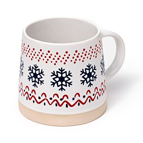 Snowflake Stoneware Mug Snowflake Stoneware Mug