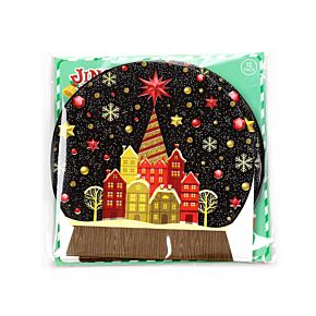 Christmas Snow Globe Pack of 12 3ply Paper Party Napkins