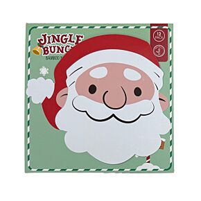 Jingle Bunch Christmas Santa Pack of 12 3ply Paper Party Napkins Jingle Bunch Christmas Santa Pack of 12 3ply Paper Party Napkins