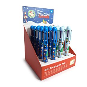Festive Friends Christmas Multi Colour Pen (6 Colours) Festive Friends Christmas Multi Colour Pen (6 Colours)