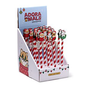 Christmas Adoramals Pencil with PVC Topper