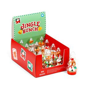 Jingle Bunch Christmas Erasers in a Christmas Tree Shaped Pot