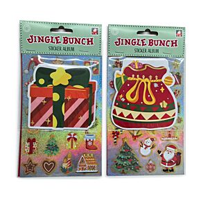 Christmas Jingle Bunch Shaped Sticker Book & Sticker Sheets Christmas Jingle Bunch Shaped Sticker Book & Sticker Sheets