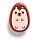 Adoramals Forest Mitzi the Hedgehog Shaped Bamboo Hair Brush