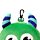 Relaxeazzz Green Monstarz Monster Plush Travel Pillow & Eye Mask