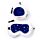 Relaxeazzz Space Cadet Plush Travel Pillow & Eye Mask