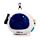 Relaxeazzz Space Cadet Plush Travel Pillow & Eye Mask