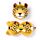 Relaxeazzz Leopard Plush Travel Pillow & Eye Mask