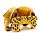 Relaxeazzz Leopard Plush Travel Pillow & Eye Mask