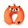 Relaxeazzz Ru the Red Panda Adoramals Plush Memory Foam Travel Pillow