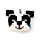 Relaxeazzz Minecraft Panda Shaped Plush Travel Pillow & Eye Mask