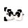 Relaxeazzz Minecraft Panda Shaped Plush Travel Pillow & Eye Mask