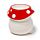Fairy Toadstool House Ceramic Egg Cup
