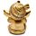 Set of 3 Gold Ganesh Hear No Speak No See No Evil