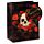 Skulls and Roses Red Roses Gift Bag Small