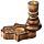 Hamsa Garden Carved Mango Wood Backflow Incense Burner