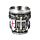 Decorative Medieval Knight with White & Red Shield Shot Glass