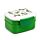 Minecraft Creeper & TNT Clip Lock Stacked Bento Lunch Box with Cutlery