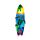 3D Printed Souvenir Seaside Magnet Surfboard Shaped with Tropical Sealife Sunsets