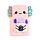 Adoramals Maddie the Axolotl Plush Notebook with Pouch & Mini Notebook