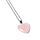 Gemstone Heart Shaped Pendant with 6 Interchangeable Stones