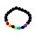 Chakra Lava Rock Bead & Gemstone Bracelet