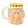 King Charles III Ceramic Head Shaped Mug